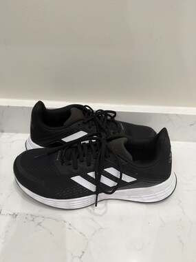 adidas Duramo SL Black/White Running Shoes Men's Size 8 (FV8786)